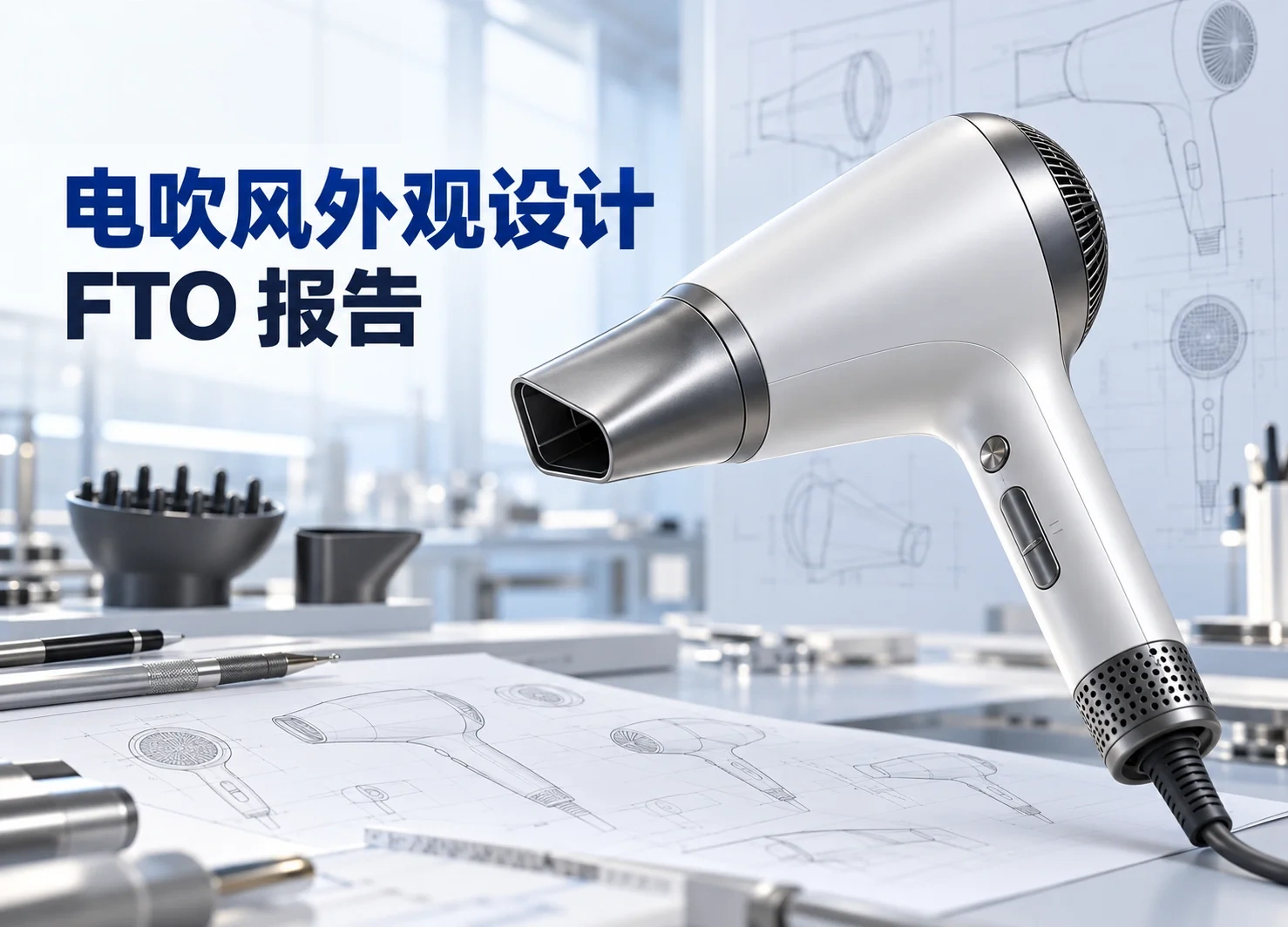电吹风外观设计FTO 报告